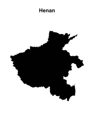 Henan bölgesi boş ana hat haritası