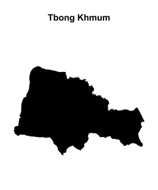 Tbong Khmum ana hat haritası