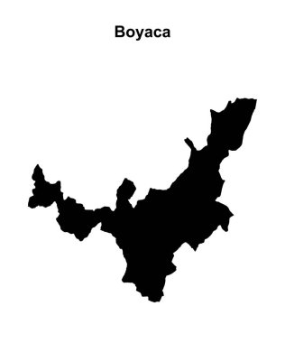 Boyaca boş ana hat haritası