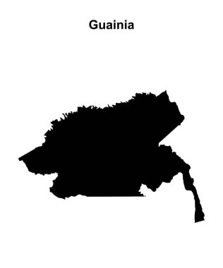 Guainia boş ana hat haritası