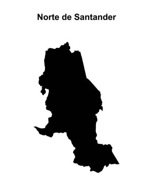 Norte de Santander ana hat haritası