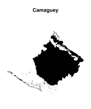 Camaguey boş ana hat haritası