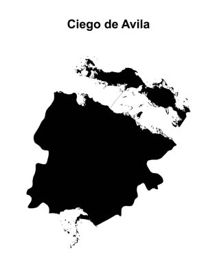 Ciego de Avila ana hat haritası