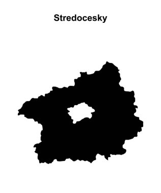 Stredocesky boş ana hat haritası