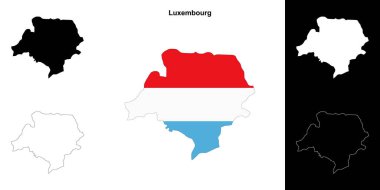 Lüksemburg kantonu ana hat haritası seti