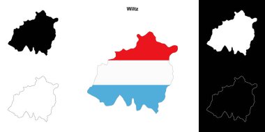 Wiltz kanton ana hat haritası ayarlandı
