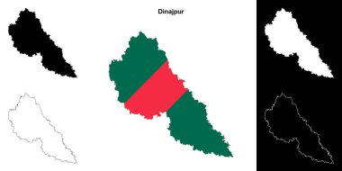 Dinajpur ilçesinin ana hatları belirlendi