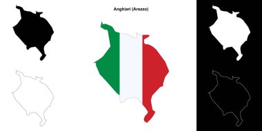 Anghiari (Toskana) ana hat haritası ayarlandı