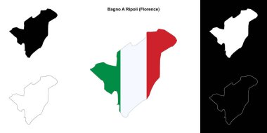 Bagno A Ripoli (Toskana) ana hat haritası seti