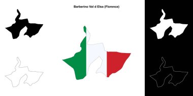 Barberino Val d Elsa (Toskana) ana hat haritası seti