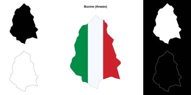Bucine (Toskana) ana hat haritası seti