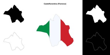 Castelfiorentino (Toskana) ana hat haritası seti