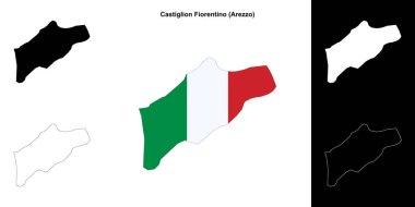 Castiglion Fiorentino (Toskana) ana hat haritası seti