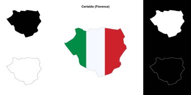 Certaldo (Toskana) ana hat haritası seti