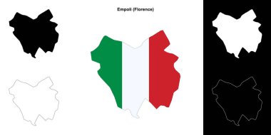 Empoli (Toskana) ana hat haritası seti