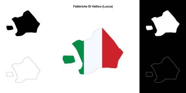 Fabbriche Di Vallico (Toskana) ana hat haritası seti