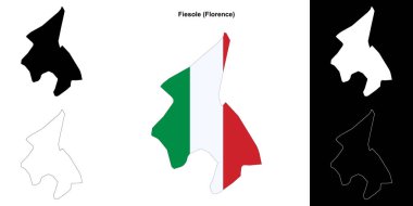 Fiesole (Toskana) ana hat haritası seti