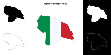 Şekil Valdarno (Toskana) ana hat haritası ayarlandı