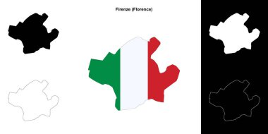 Firenze (Toskana) ana hat haritası seti