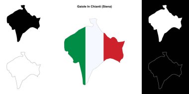 Gaiole In Chianti (Toskana) ana hat haritası ayarlandı