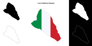 Loro Ciuffenna (Toskana) ana hat haritası ayarlandı