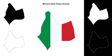 Marciano Della Chiana (Toskana) ana hat haritası seti