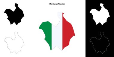 Marliana (Toskana) ana hat haritası seti