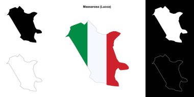 Massarosa (Toskana) ana hat haritası seti