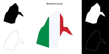 Montecarlo (Toskana) ana hat haritası seti