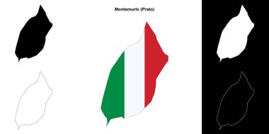 Montemurlo (Toskana) ana hat haritası seti