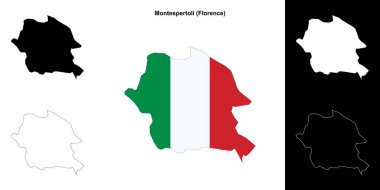 Montespertoli (Toskana) ana hat haritası seti