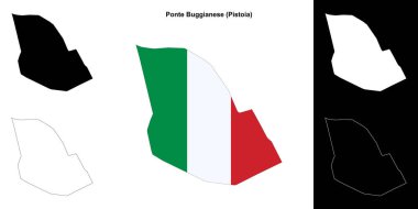 Ponte Buggiaca (Toskana) ana hat haritası seti