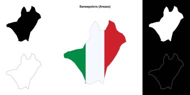 Sansepolcro (Toskana) ana hat haritası ayarlandı