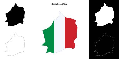 Santa Luce (Toskana) ana hat haritası seti