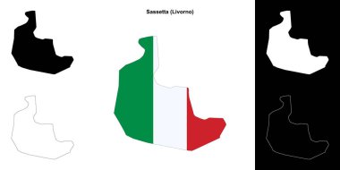 Sassetta (Toskana) ana hat haritası ayarlandı