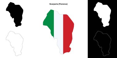 Scarperia (Toskana) ana hat haritası seti