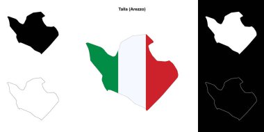 Talla (Toskana) ana hat haritası seti