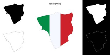 Vaiano (Toskana) ana hat haritası seti