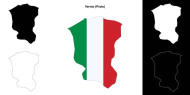 Vernio (Toskana) ana hat haritası seti
