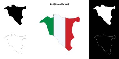 Zeri (Toskana) ana hat haritası seti