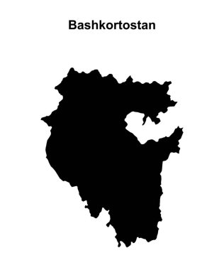 Bashkortostan boş ana hat haritası