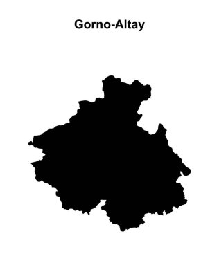 Gorno-Altay ana hat haritası boş