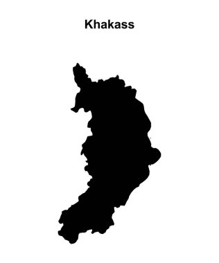 Khakass boş ana hat haritası