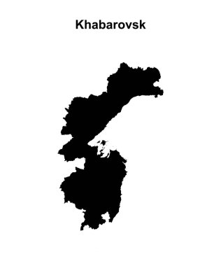 Khabarovsk boş ana hat haritası