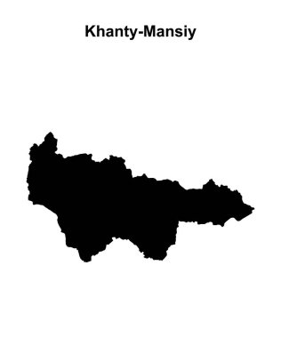 Khanty-Mansiy boş ana hat haritası