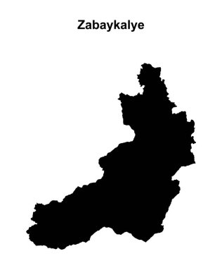 Zabaykalye boş ana hat haritası