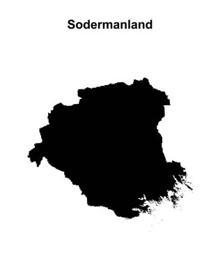 Sodermanland boş ana hat haritası