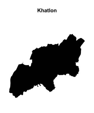 Khatlon bölgesi boş ana hat haritası