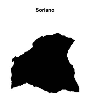 Soriano departmanı boş ana hat haritası