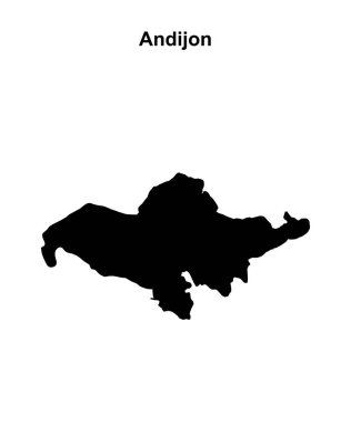 Andijon bölgesi ana hat haritası boş
